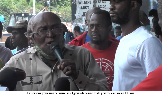 Le secteur protestant clôture ses 3 jours de jeûne et de prières en faveur d’Haïti